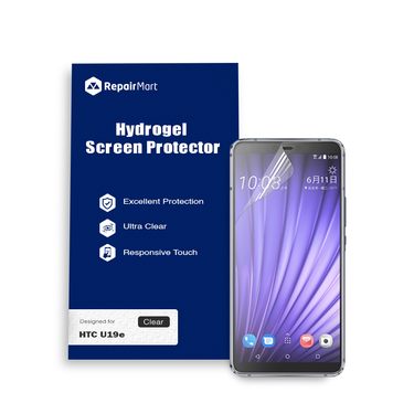HTC U19e Compatible Premium Hydrogel Screen Protector With Full Coverage Ultra HD
